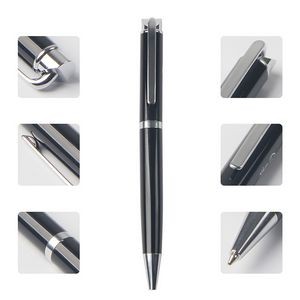 Silve Clip Twisted Metal Pen 12
