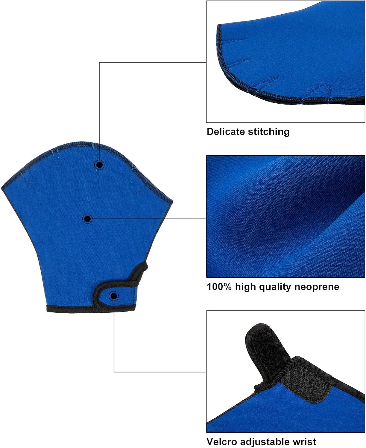 Swim Sports Webbed Paddle Gloves 8