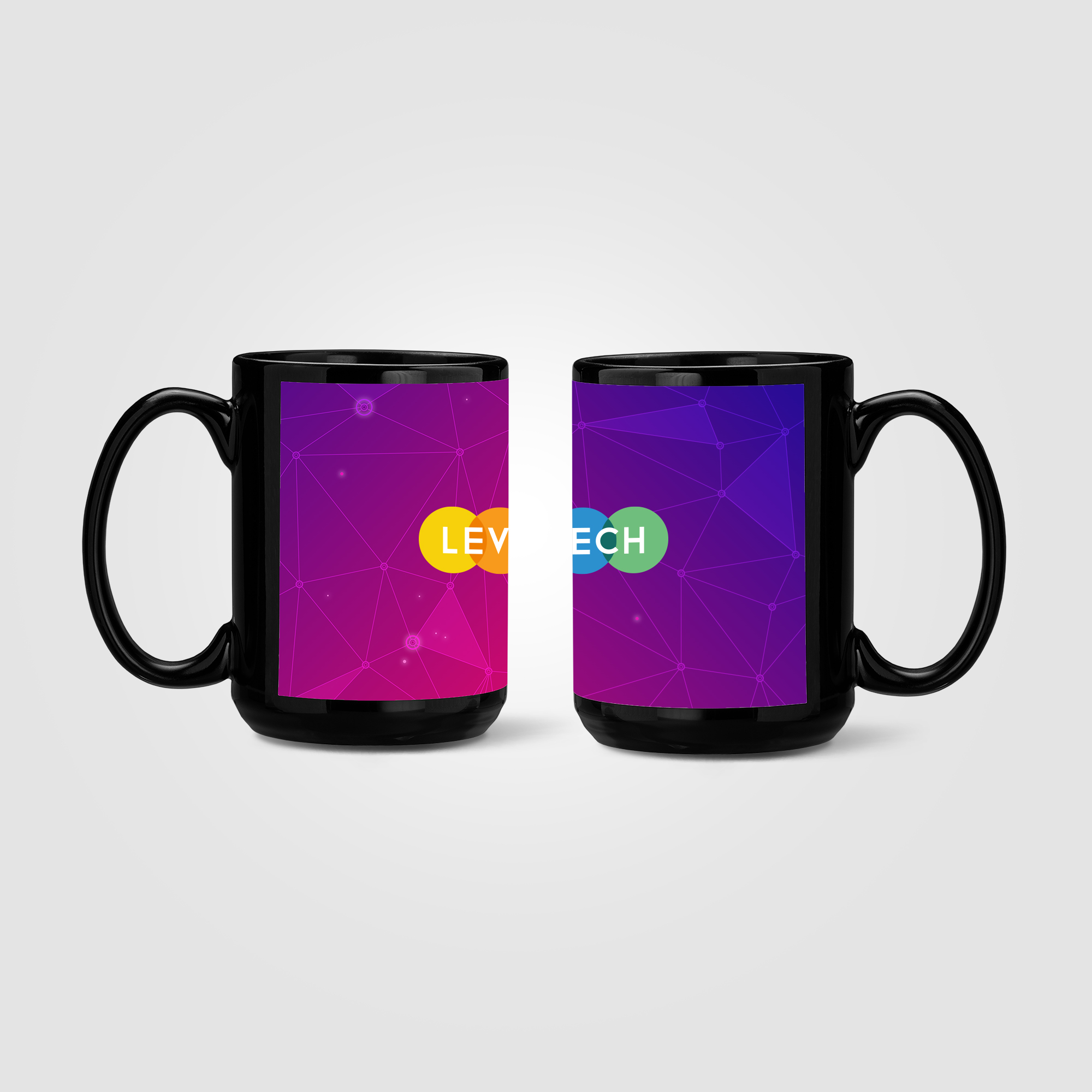 SimpliColor 15 oz. Black Ceramic Mug 5