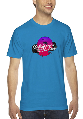 American Apparel Fine Jersey Short Sleeve Tee 124