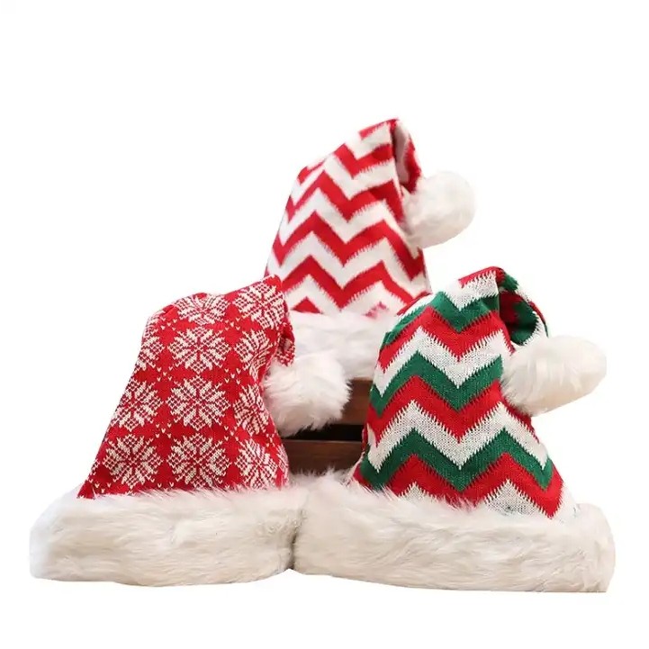 Christmas plush Santa Claus hat 2