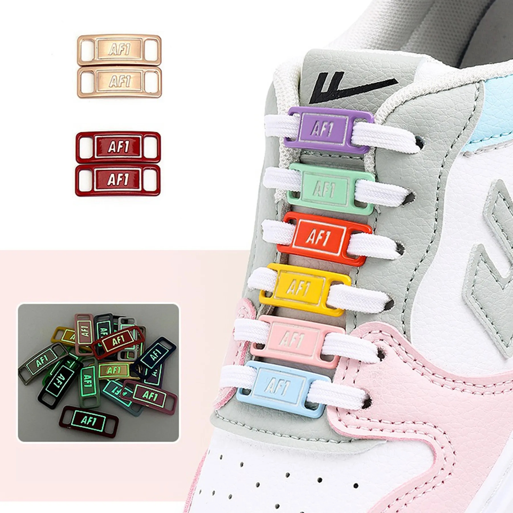 Fluorescent Metal Shoelace Dubrae 16