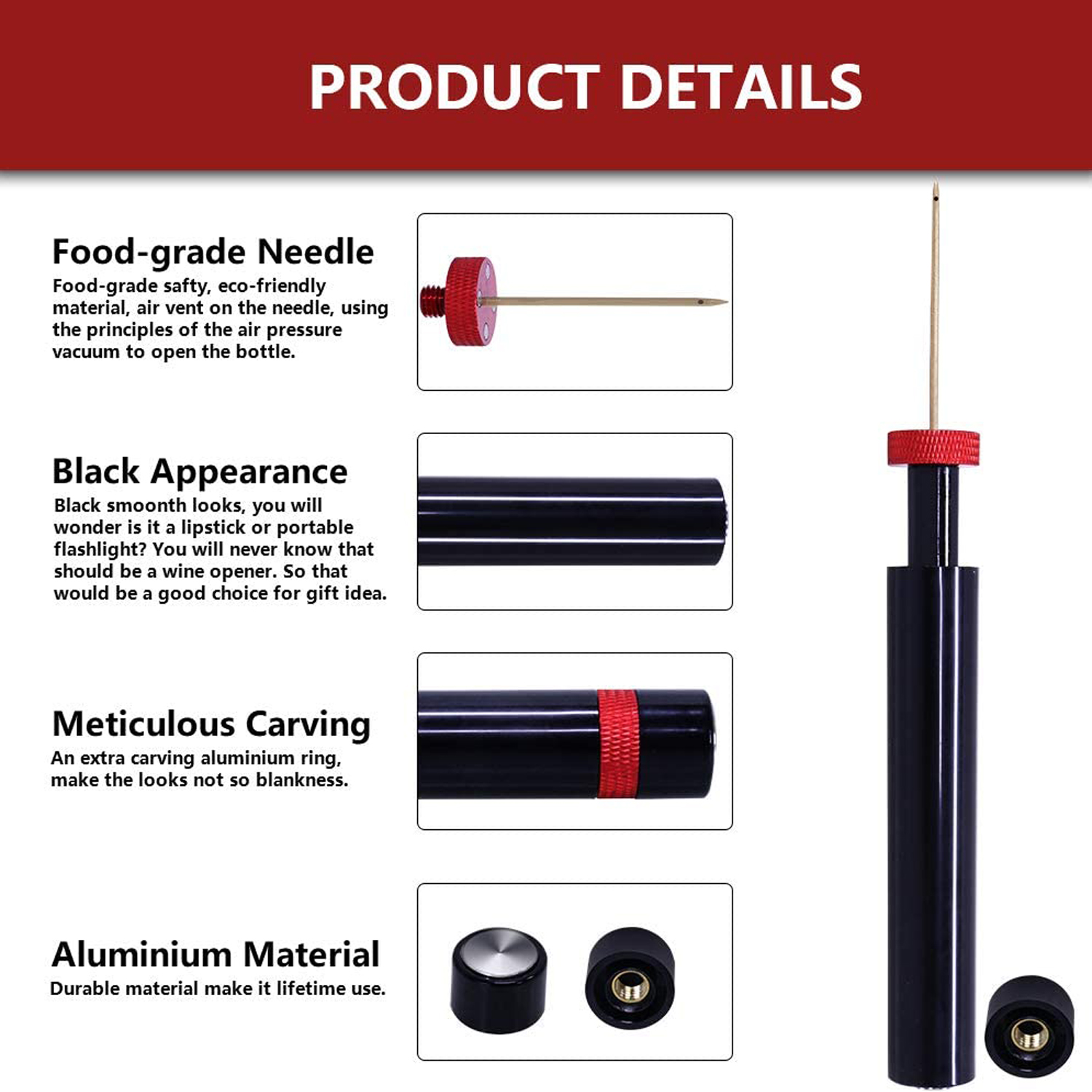 Red Wine Needle Opener 5