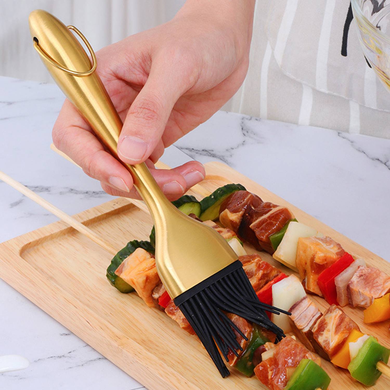 Stainless Steel Barbecue Brush 3