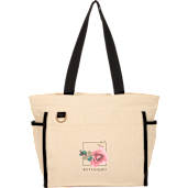 10oz Organic Cotton Accent Tote 24