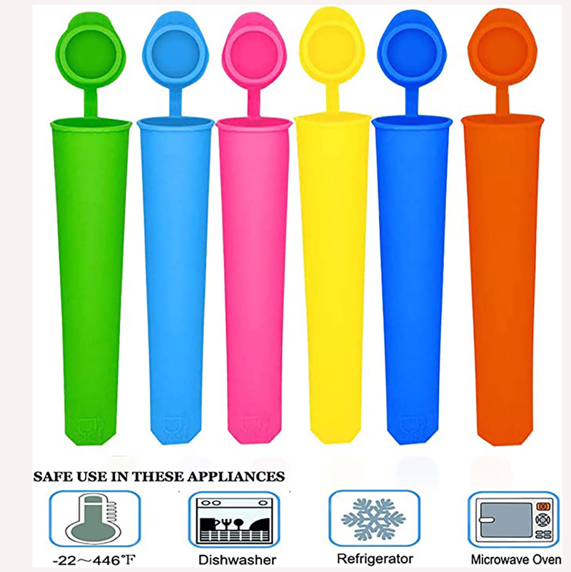 Silicone Ice Pop Molds Popsicle Maker Molds 4