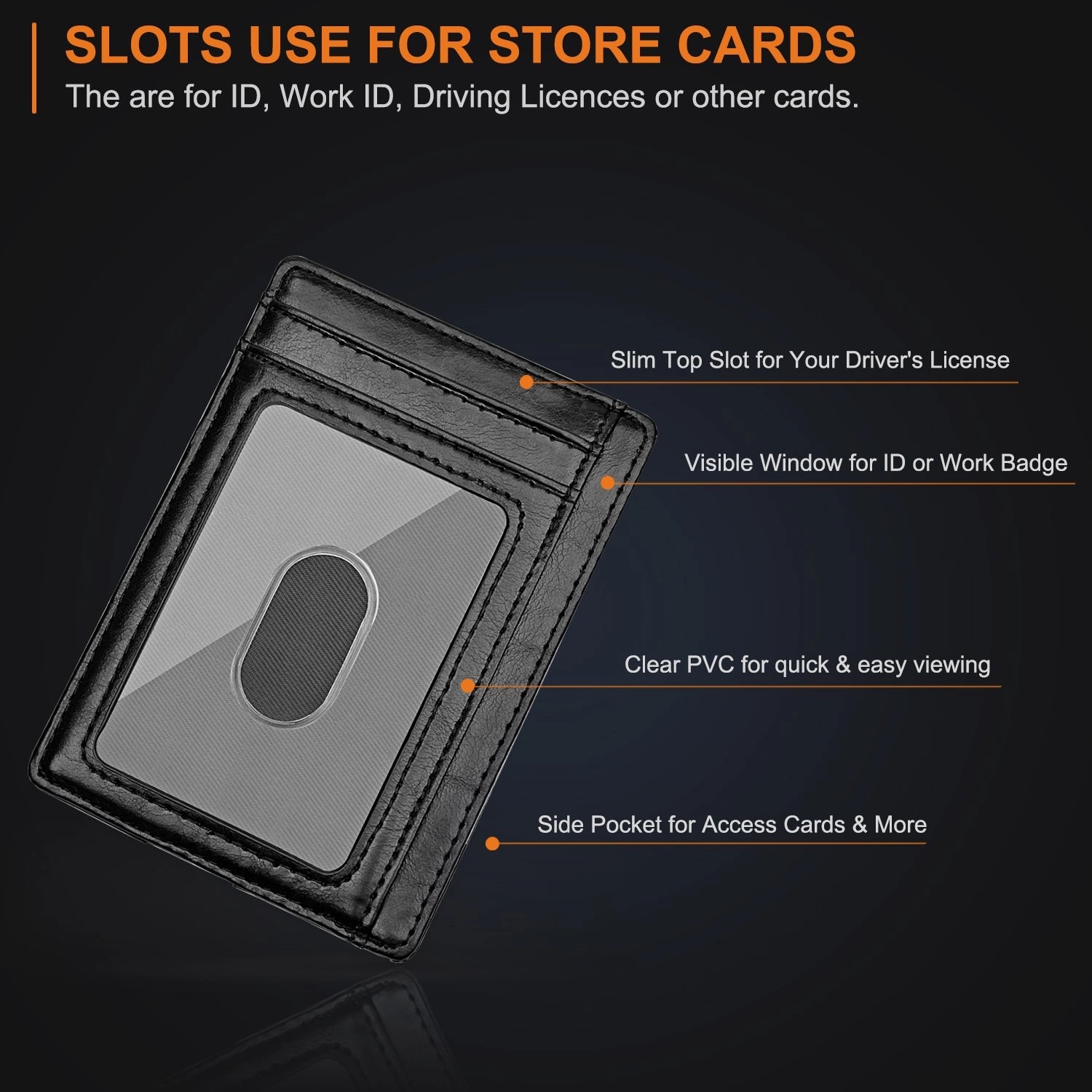 Rfid Blocking Slim Front Wallet 2