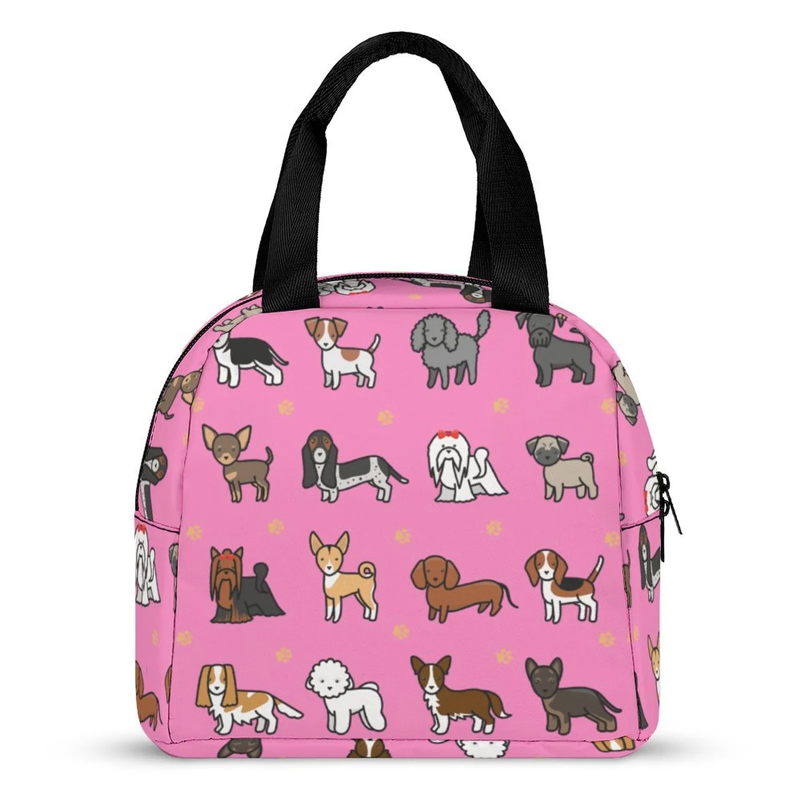 Custom Printed Lunch Bag Personalized with Logo Insulated Reusable for Work Gift 10