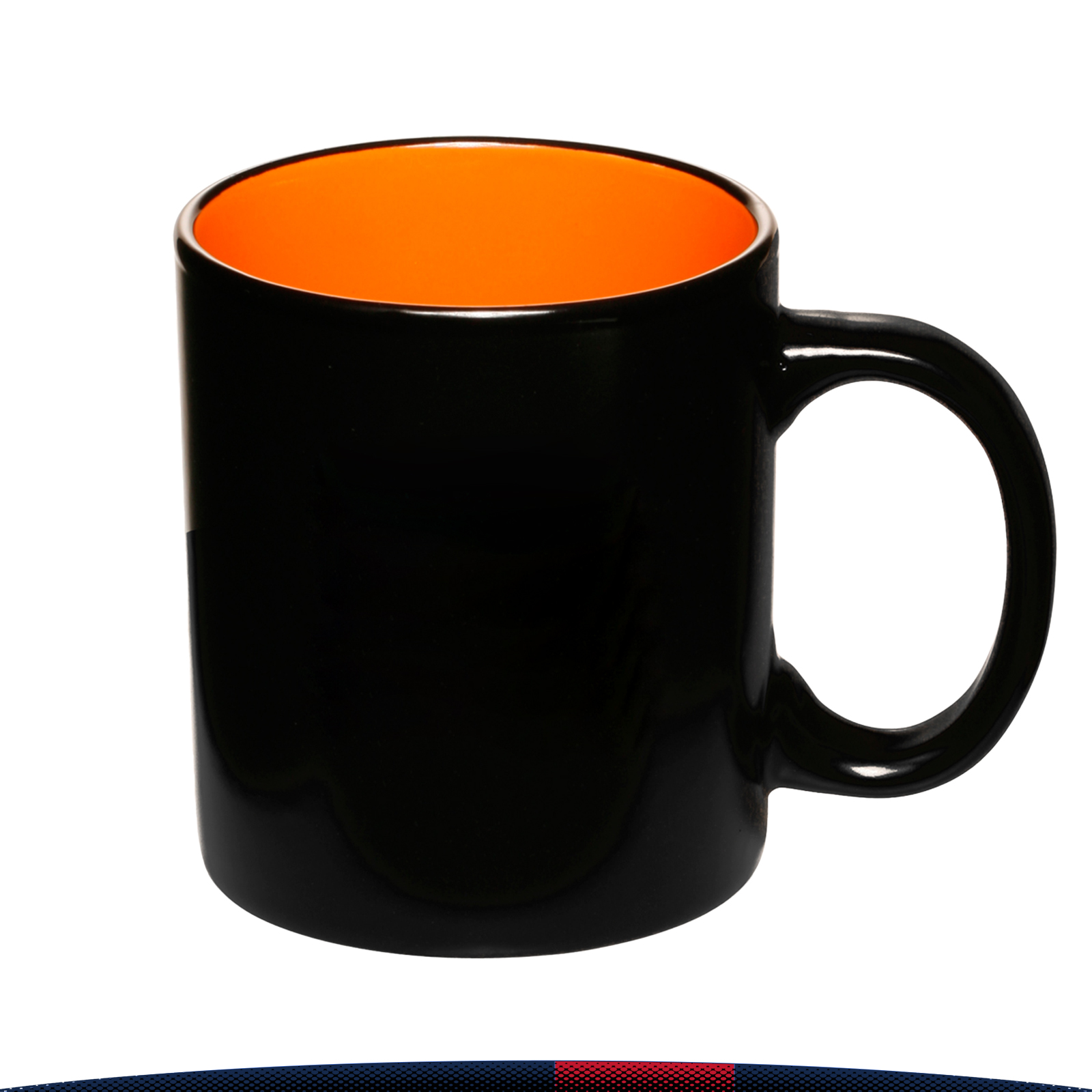 11 oz. Trin Matte Two-Tone Coffee Mugs 7