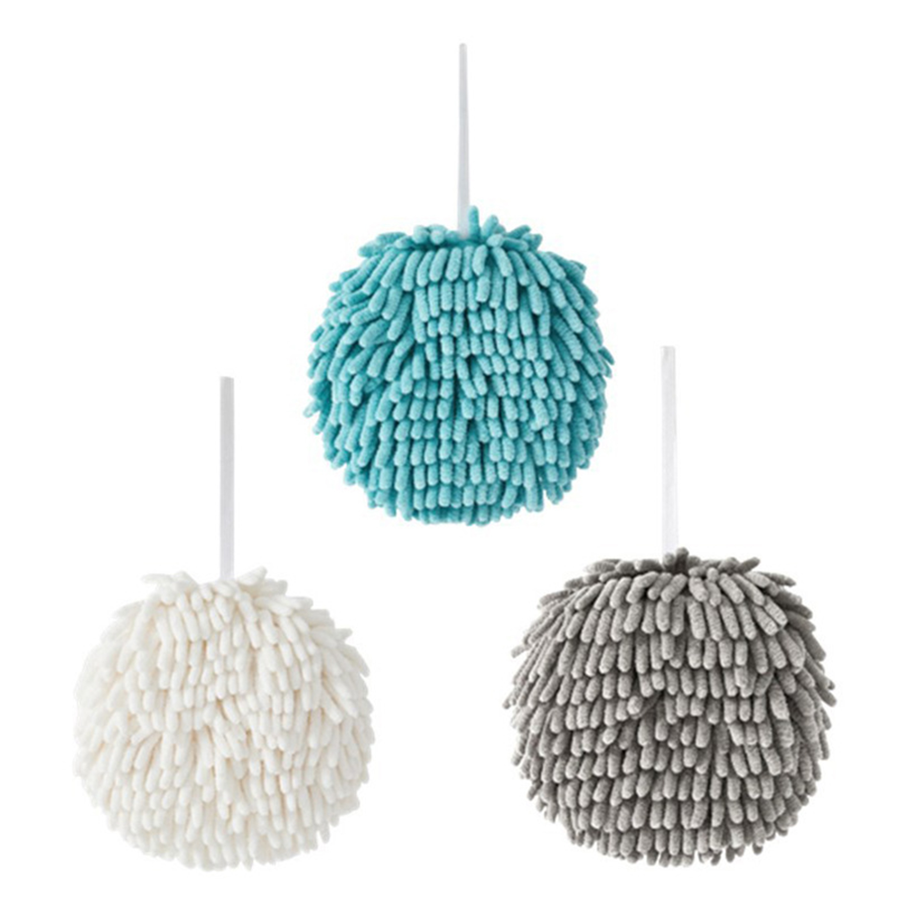 Chenille Handball Hanging Hand Towel 1