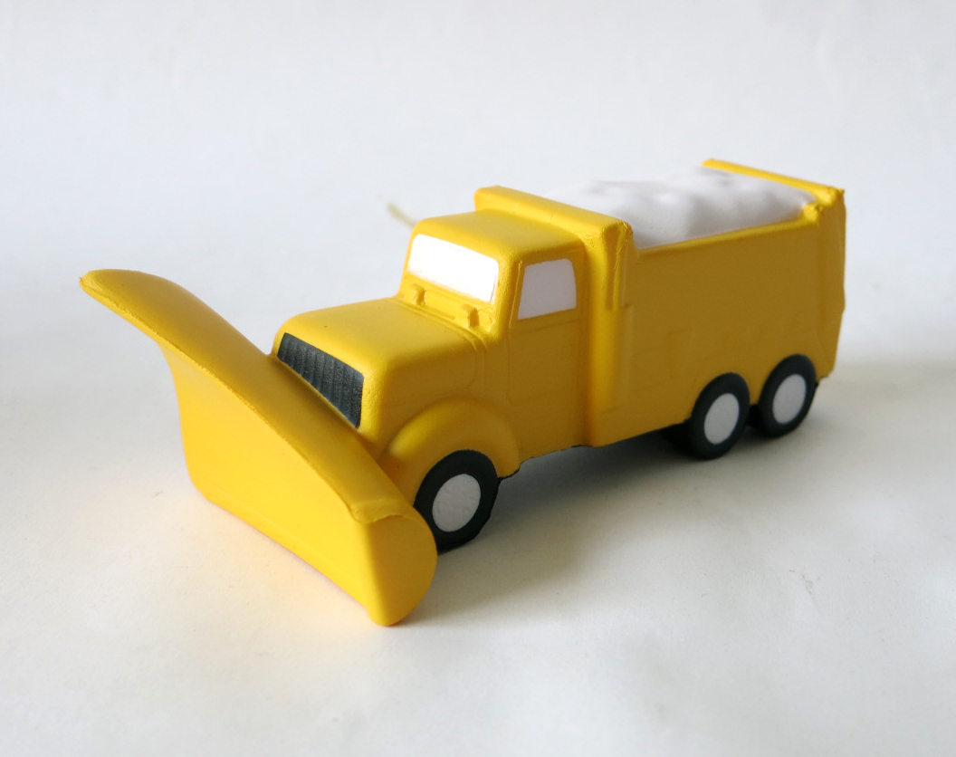 Snow Plow Truck Shaped Stress Toy 1