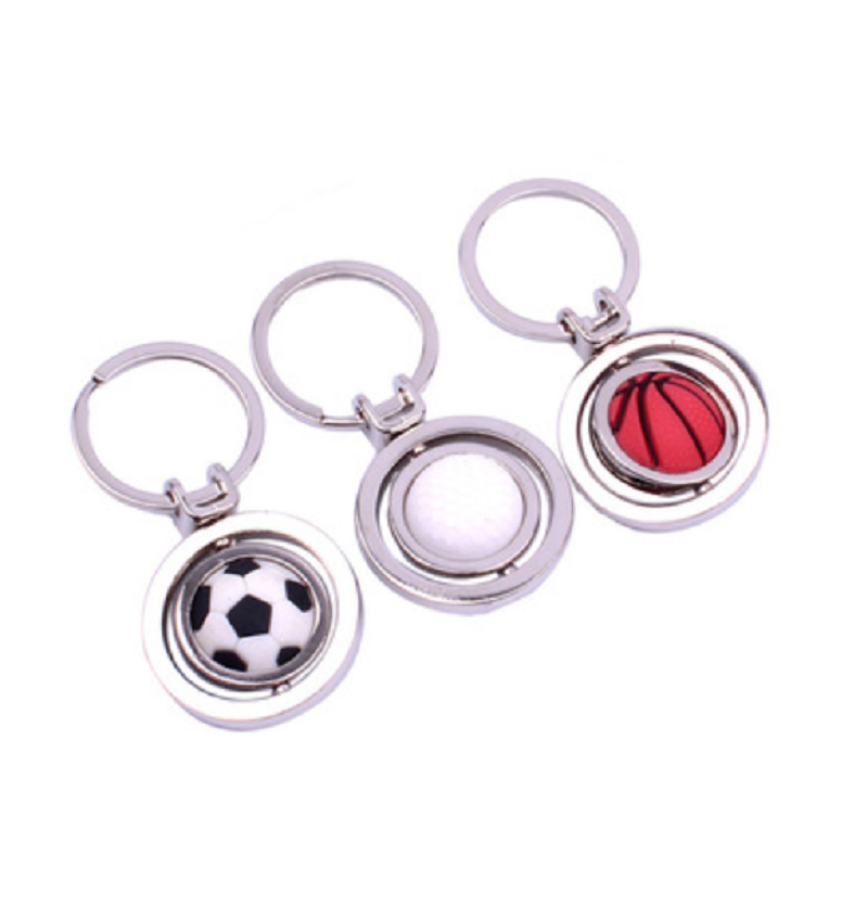 3D Sports Rotating Keychain 2