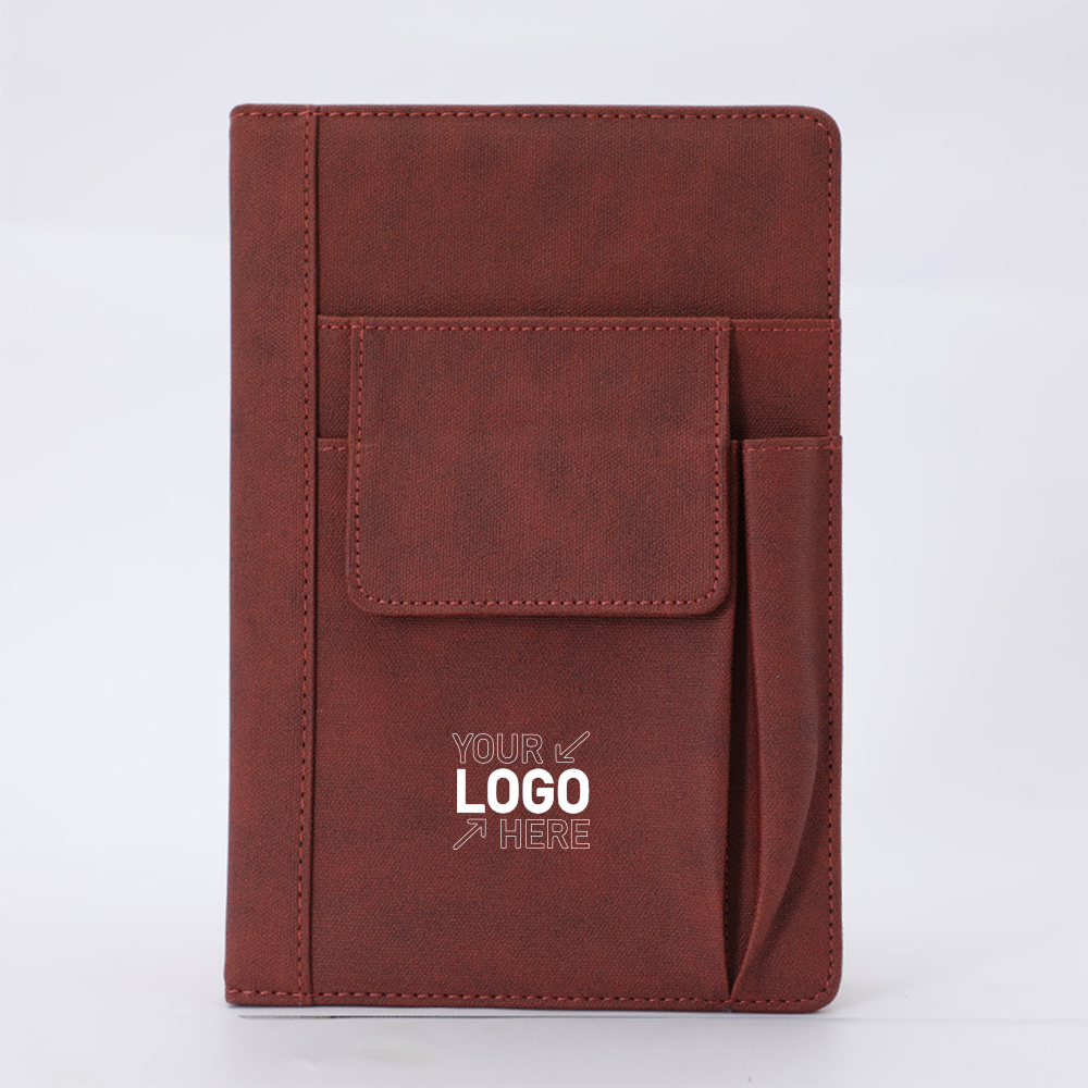 Multi-Pocket Pu Leather Notebook 2