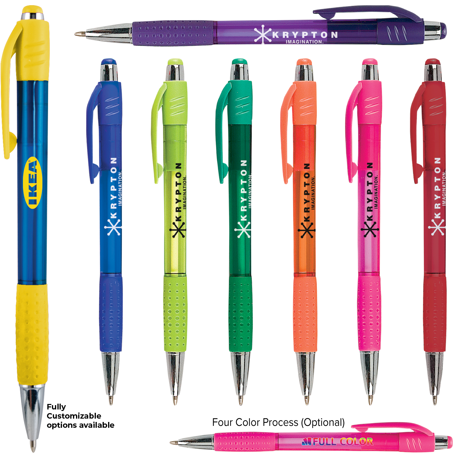 Translucent Gripper Pen 14