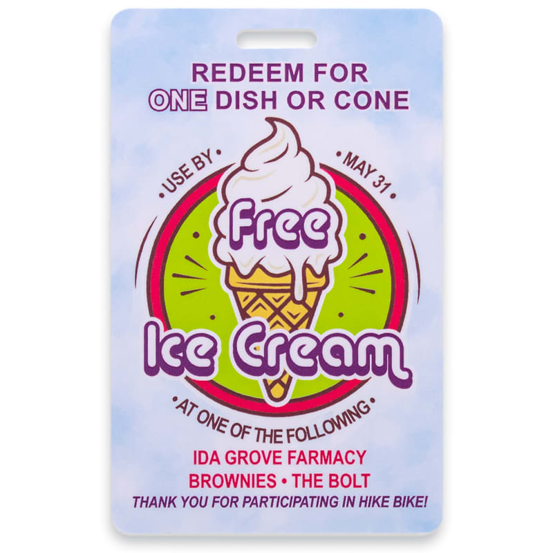 Full Color Printed PVC Cards - Credit Card Size 3.375 X 2.125 In 16