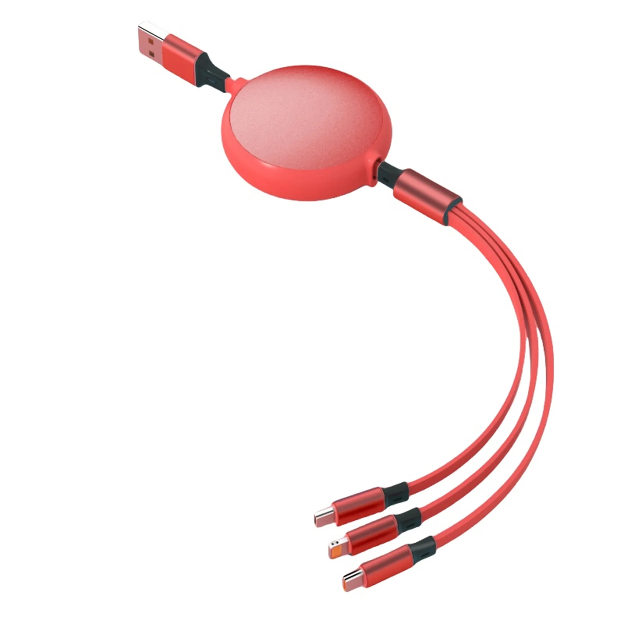 Retractable 100W 3 in 1 Charging Cable 5