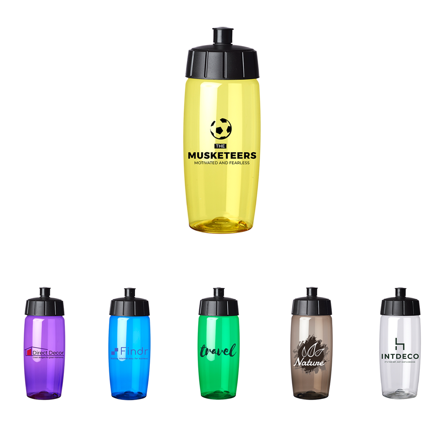 Stout Plastic Water Bottles 19 oz. 12