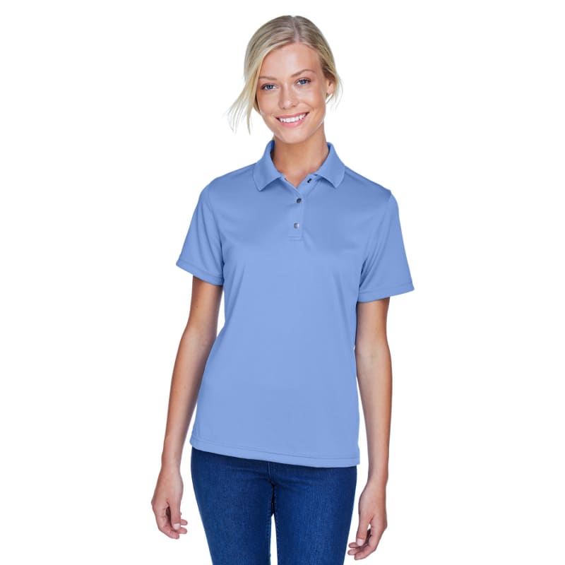 Harriton Ladies' Advantage Snag Protection Plus IL Snap Placket Polo 1