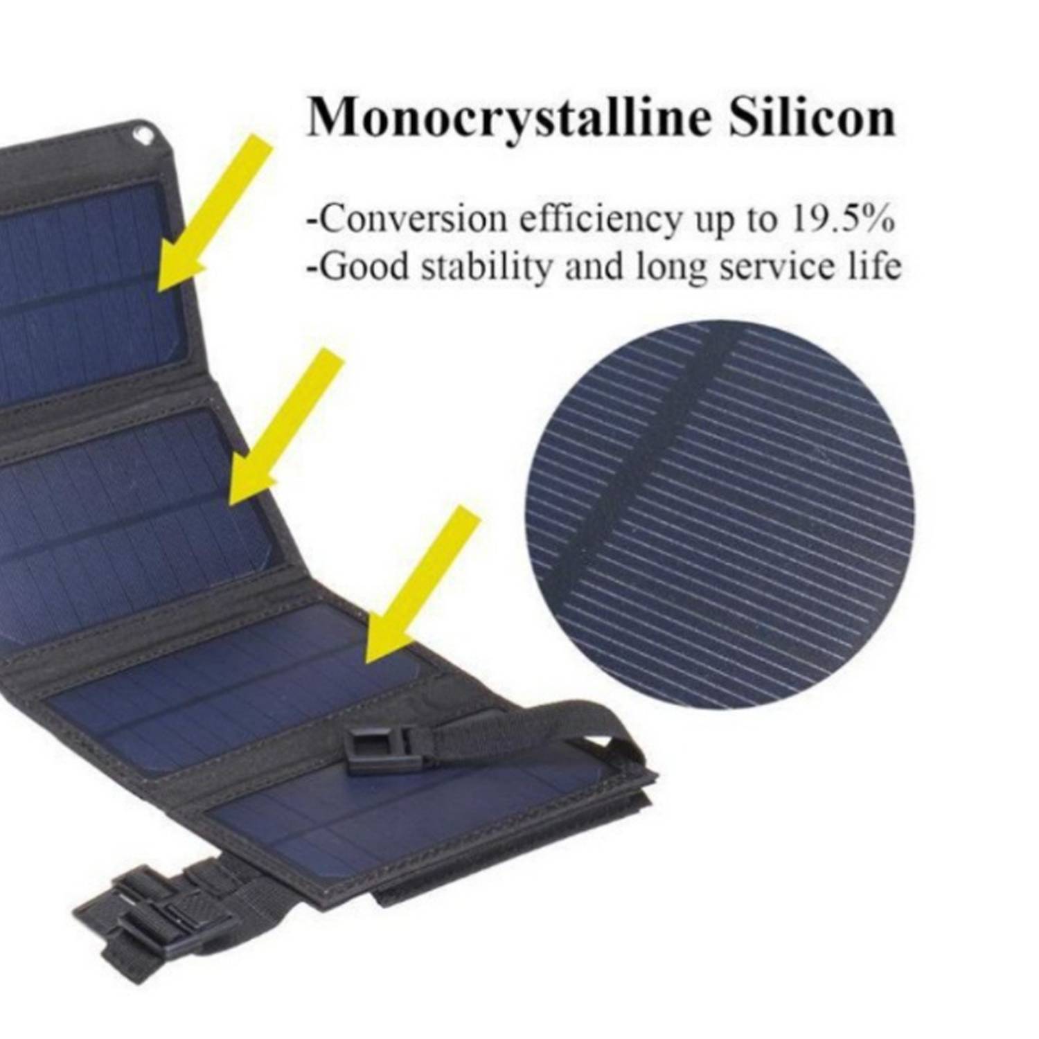 Portable USB Foldable Solar Panel 4