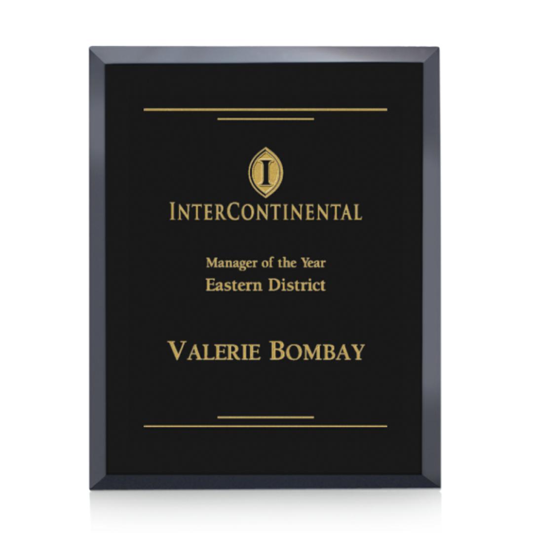 Avonlea Plaque - Black 9