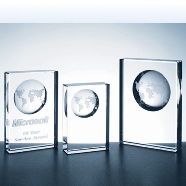 4.5" Beveled Globe Block 1