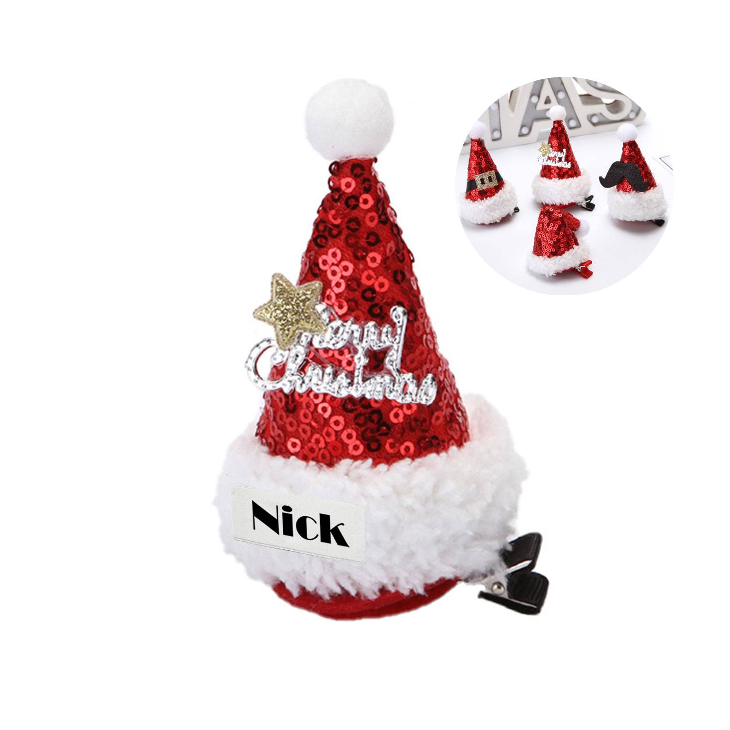 Christmas Decoration Hair Clips Cute Headdress 2