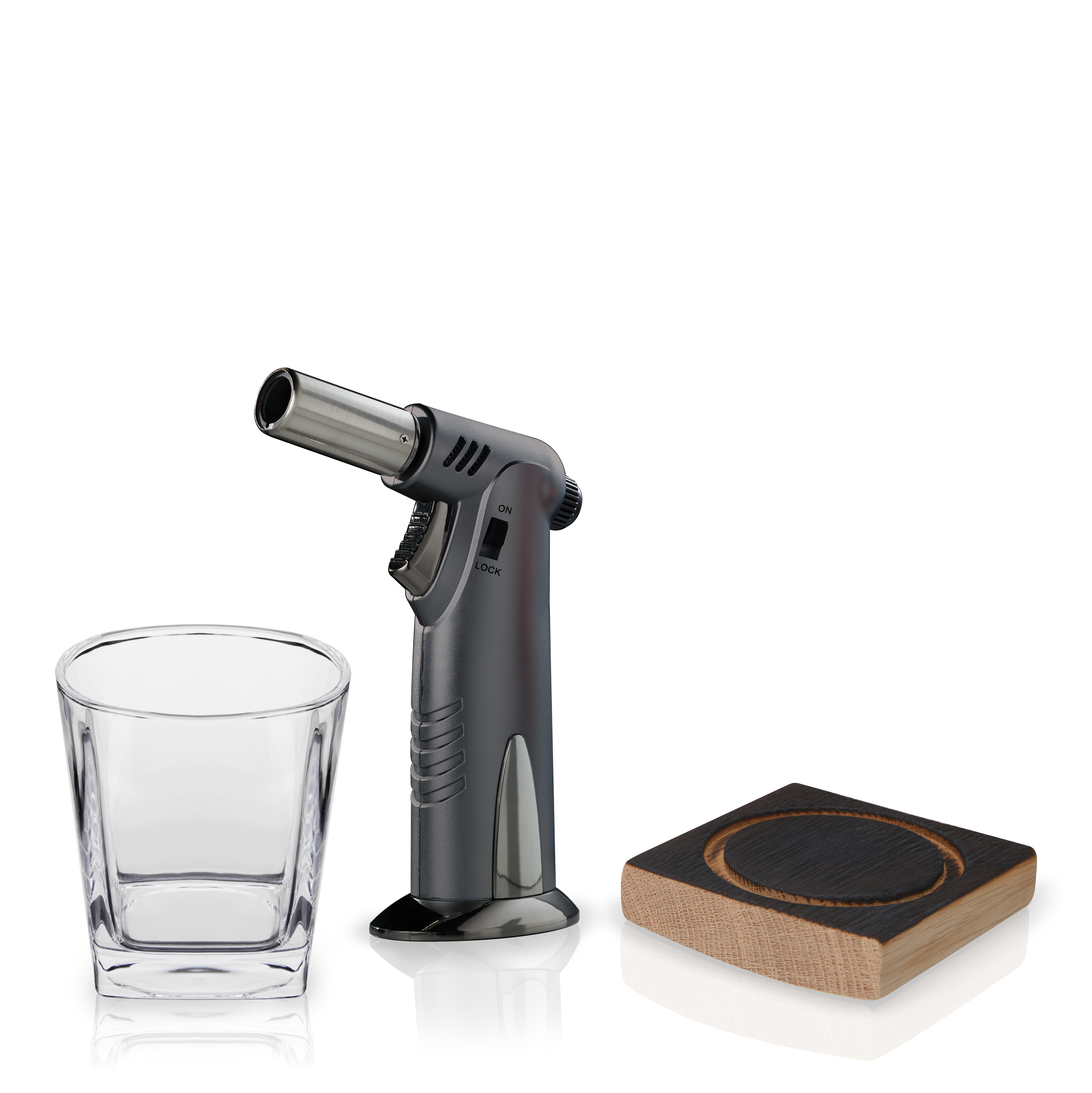 Viski® Alchemi Barrel Board Smoking Set 1