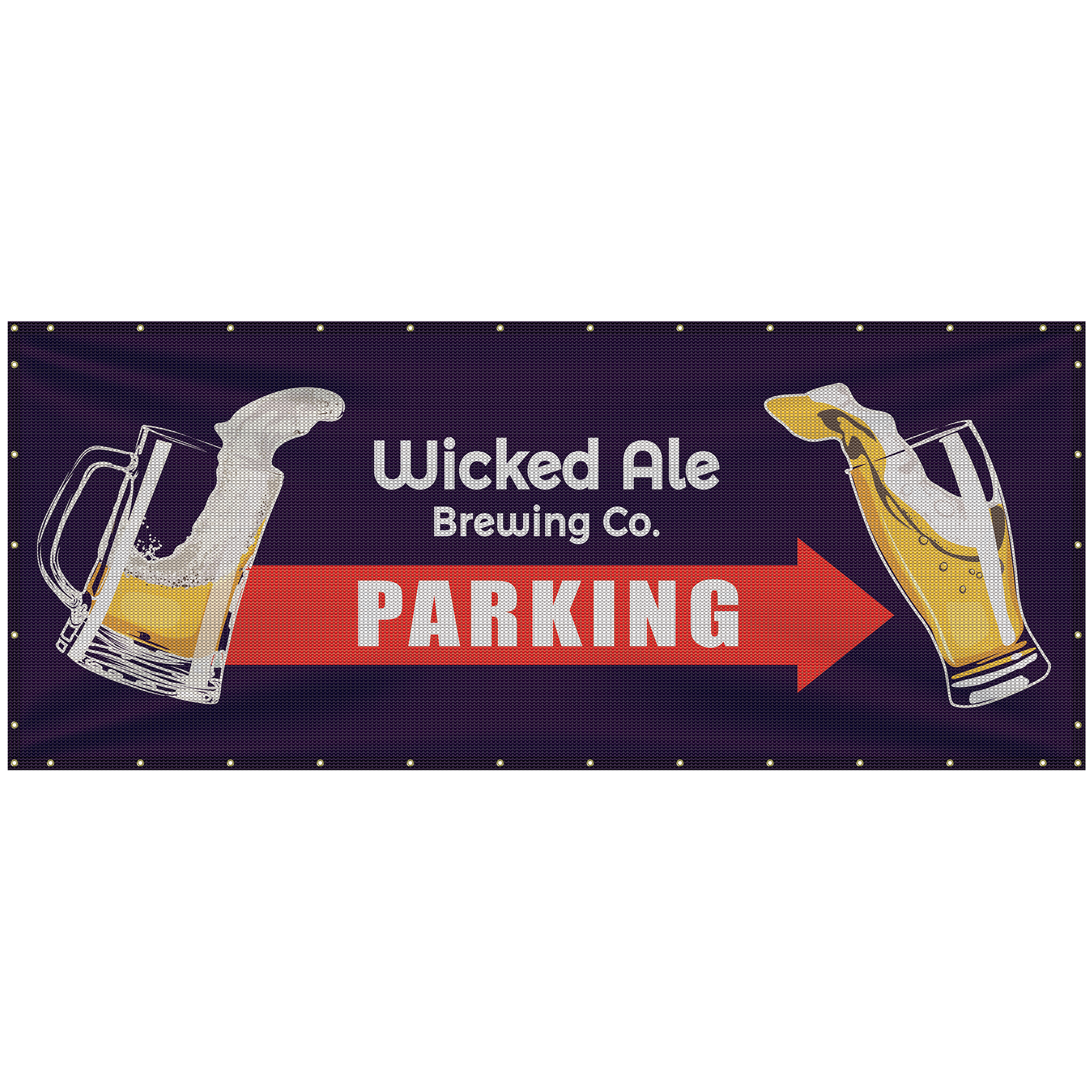 5' x 12' Premium Polyester Mesh Banner 11