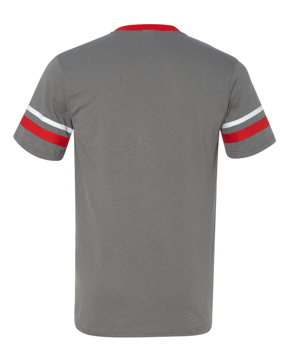 V-Neck Jersey with Striped Sleeves - 360 108