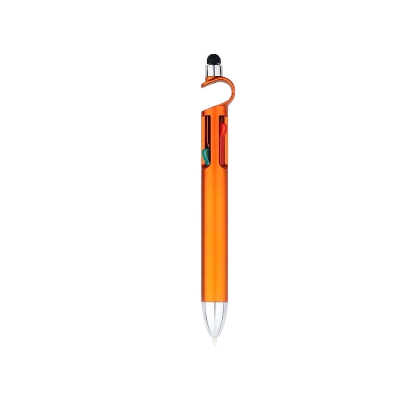 Tri-Color Pen with Stylus and C-Phone Holder 5