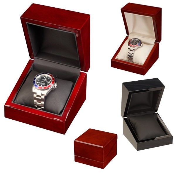 Wood Grain Finish Single Watch Box 1
