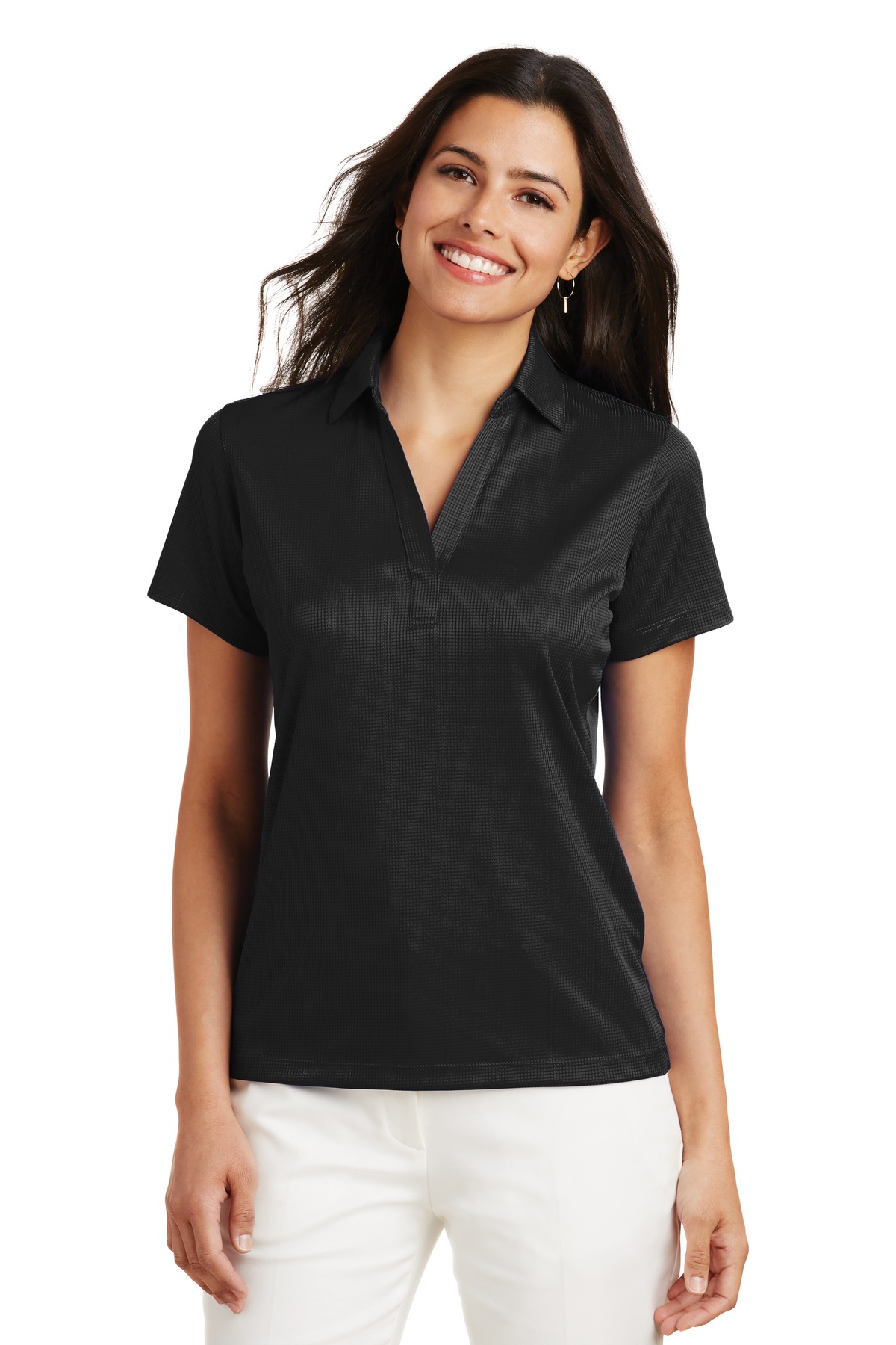Port Authority Women's Performance Fine Jacquard Polo. L528 93