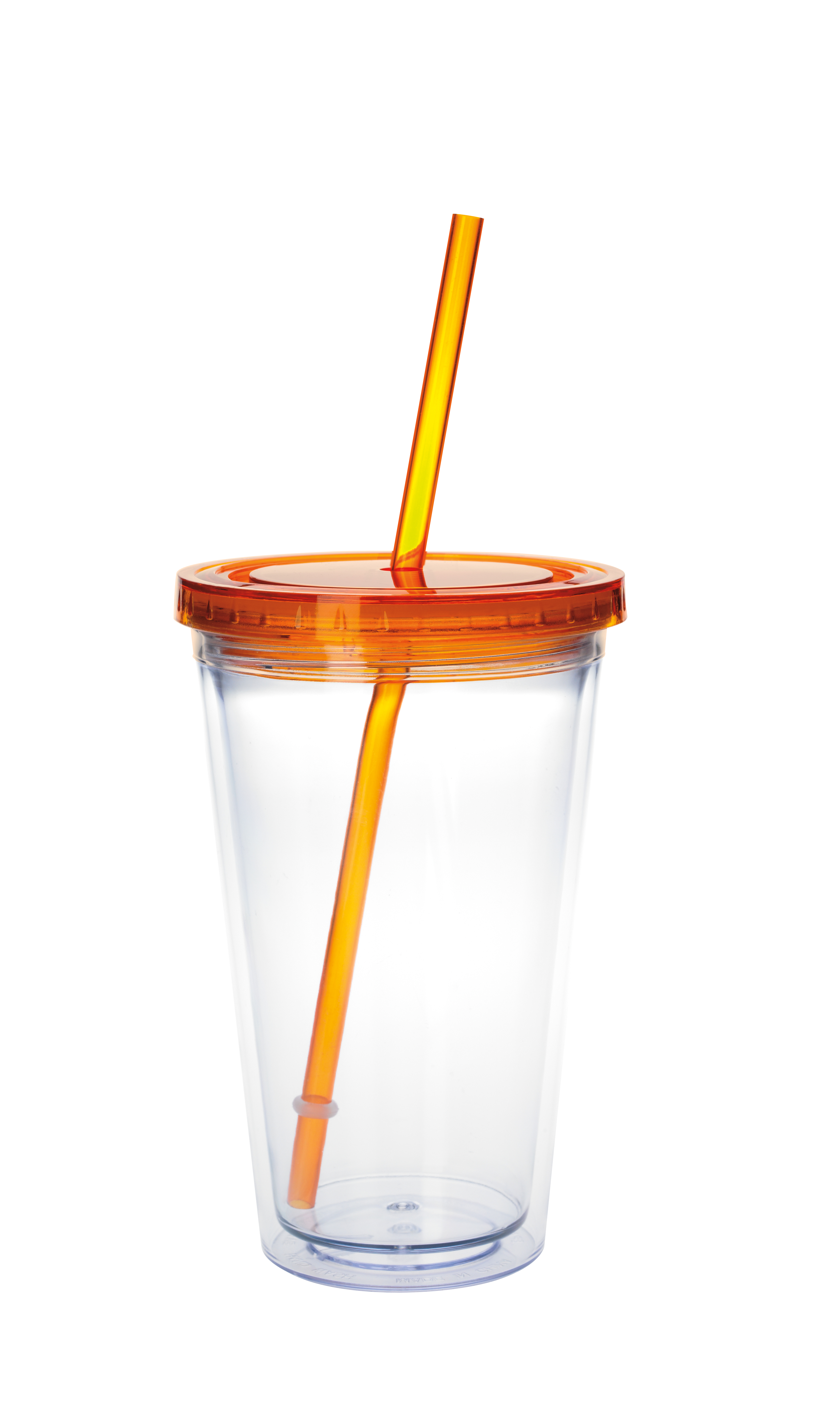 Good Value™ Clear Tumbler with Colored Lid - 18 oz. 73
