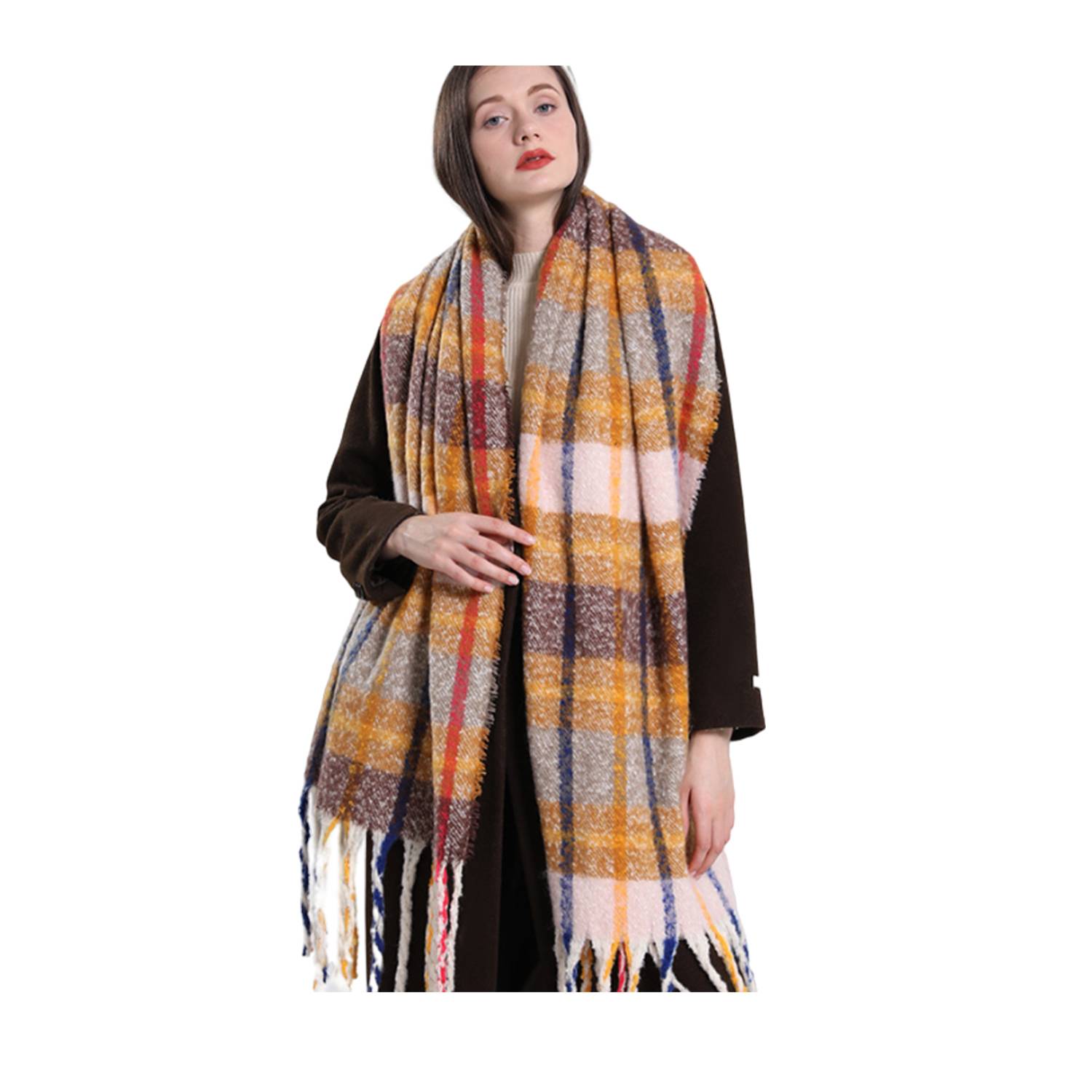 Bright Color Chunky Scarf 5