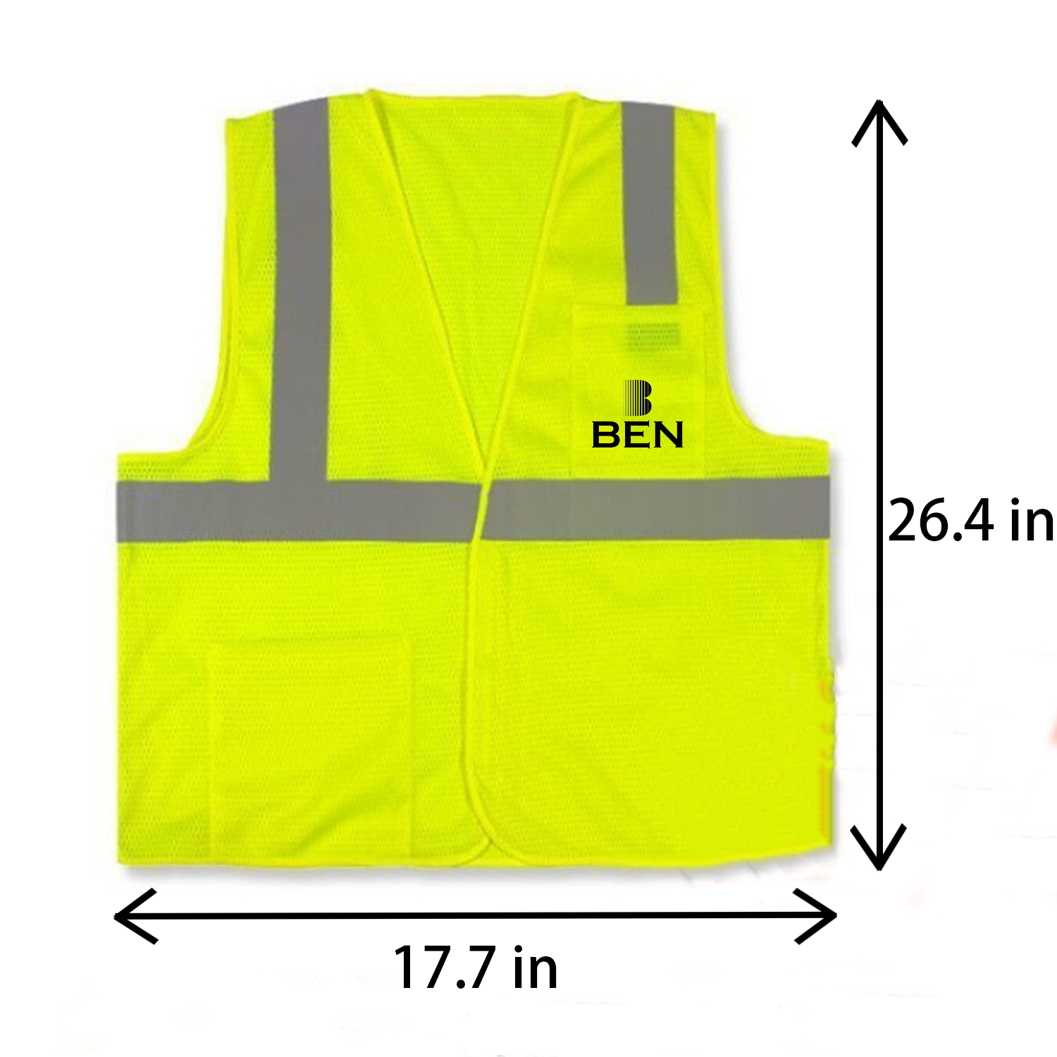 Fluorescent reflective vest 2