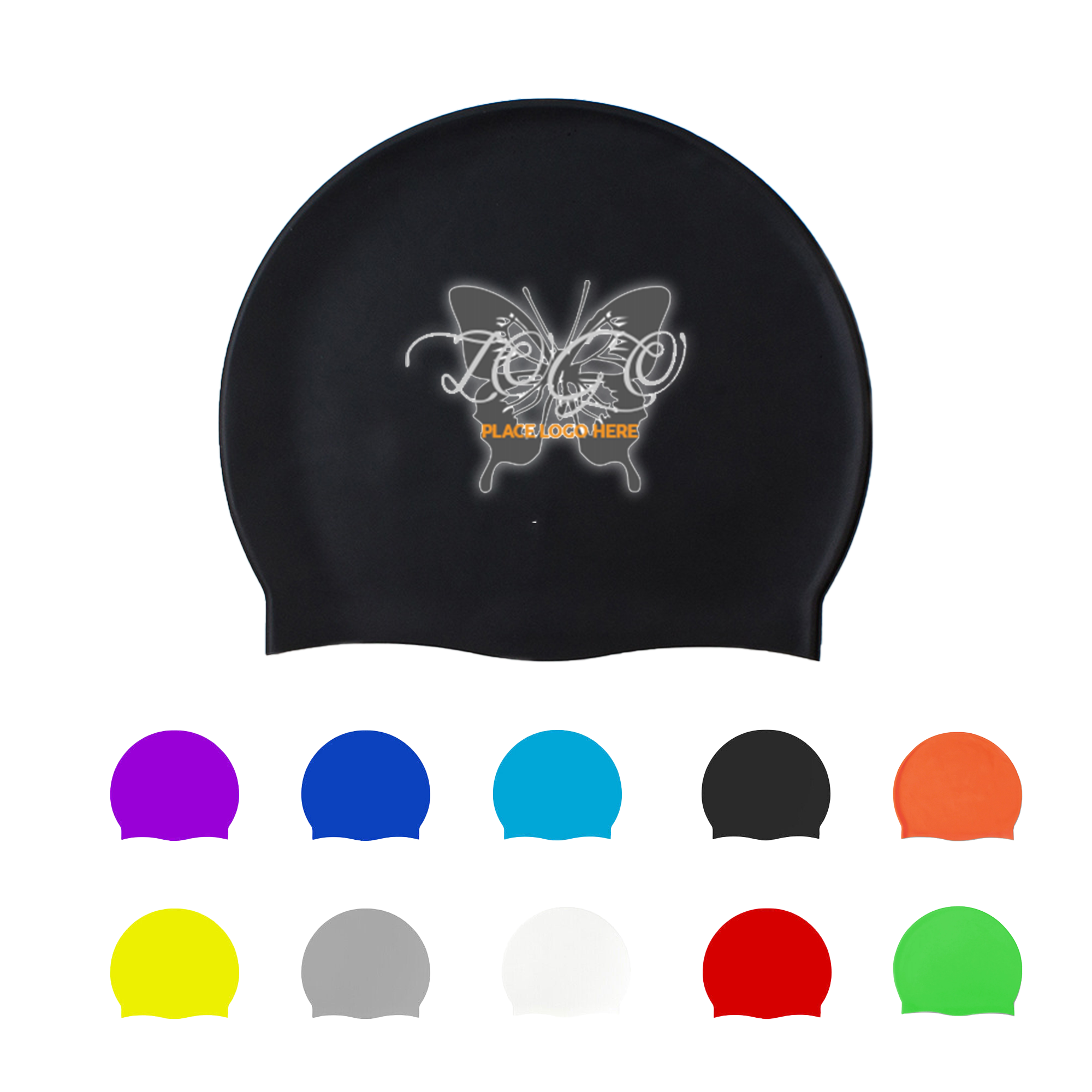 Silicone Waterproof Swimming Cap 2