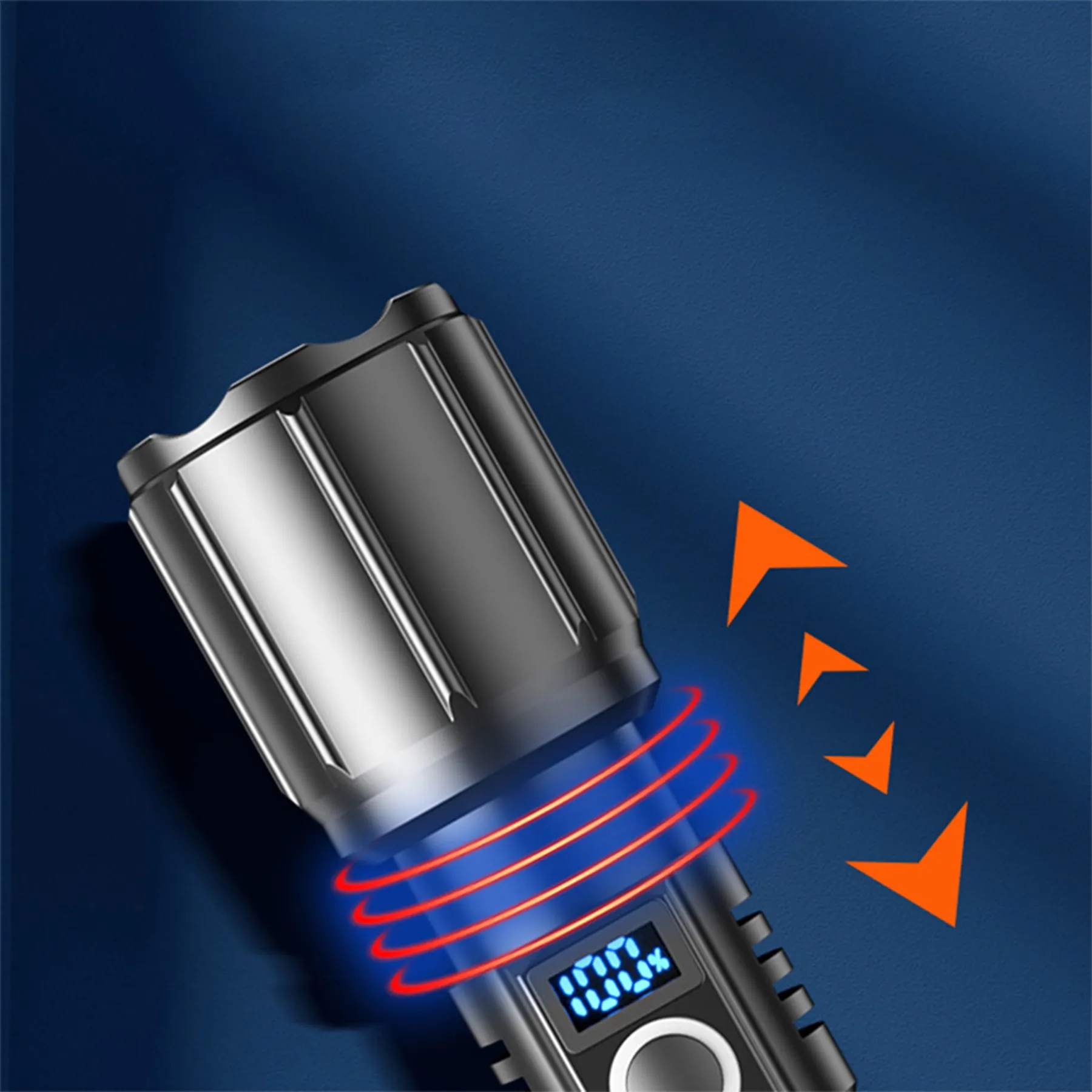 LED Flashlight Waterproof USB-C Powered Rechargeable 5