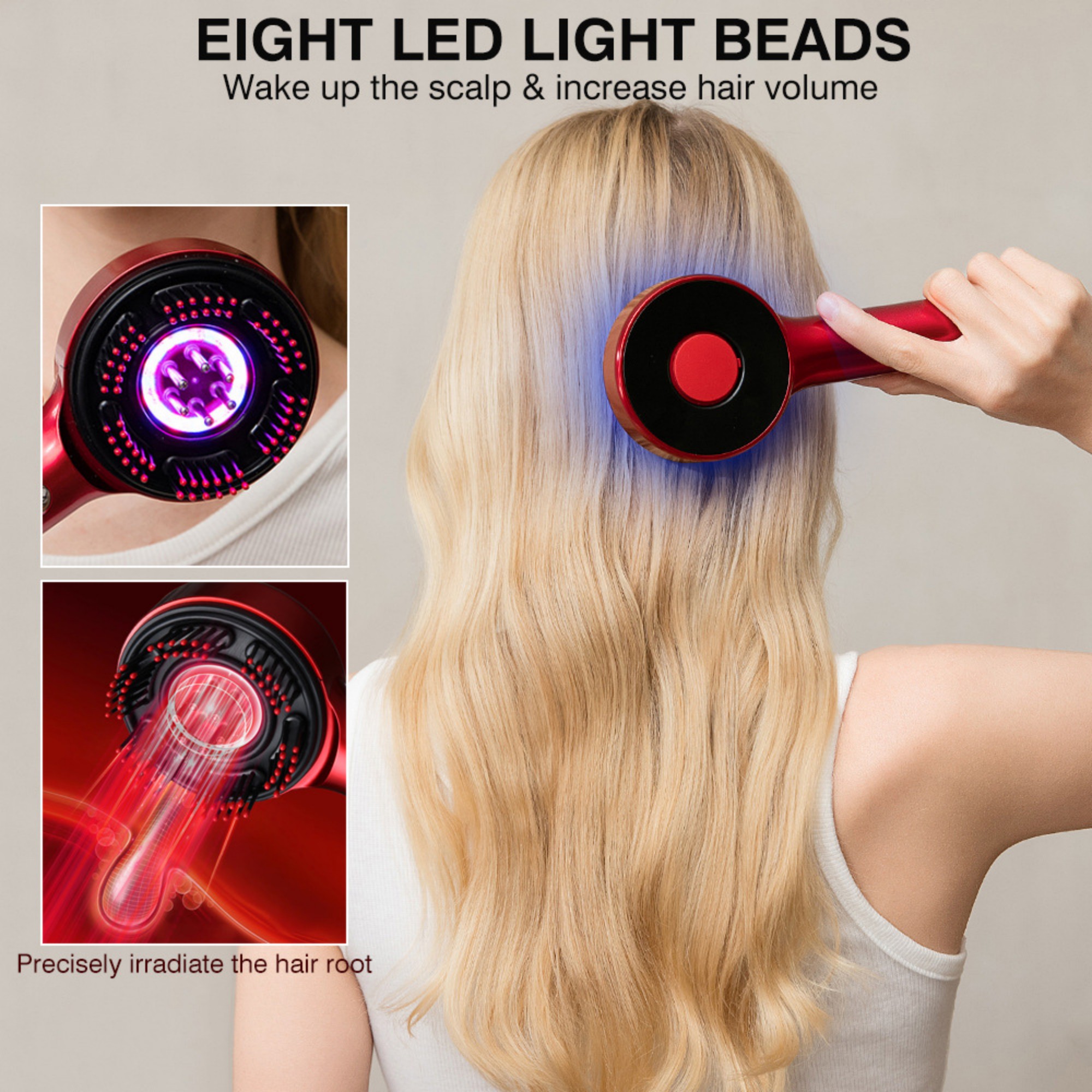 Electric Scalp Massager Hair Growth Brush 2