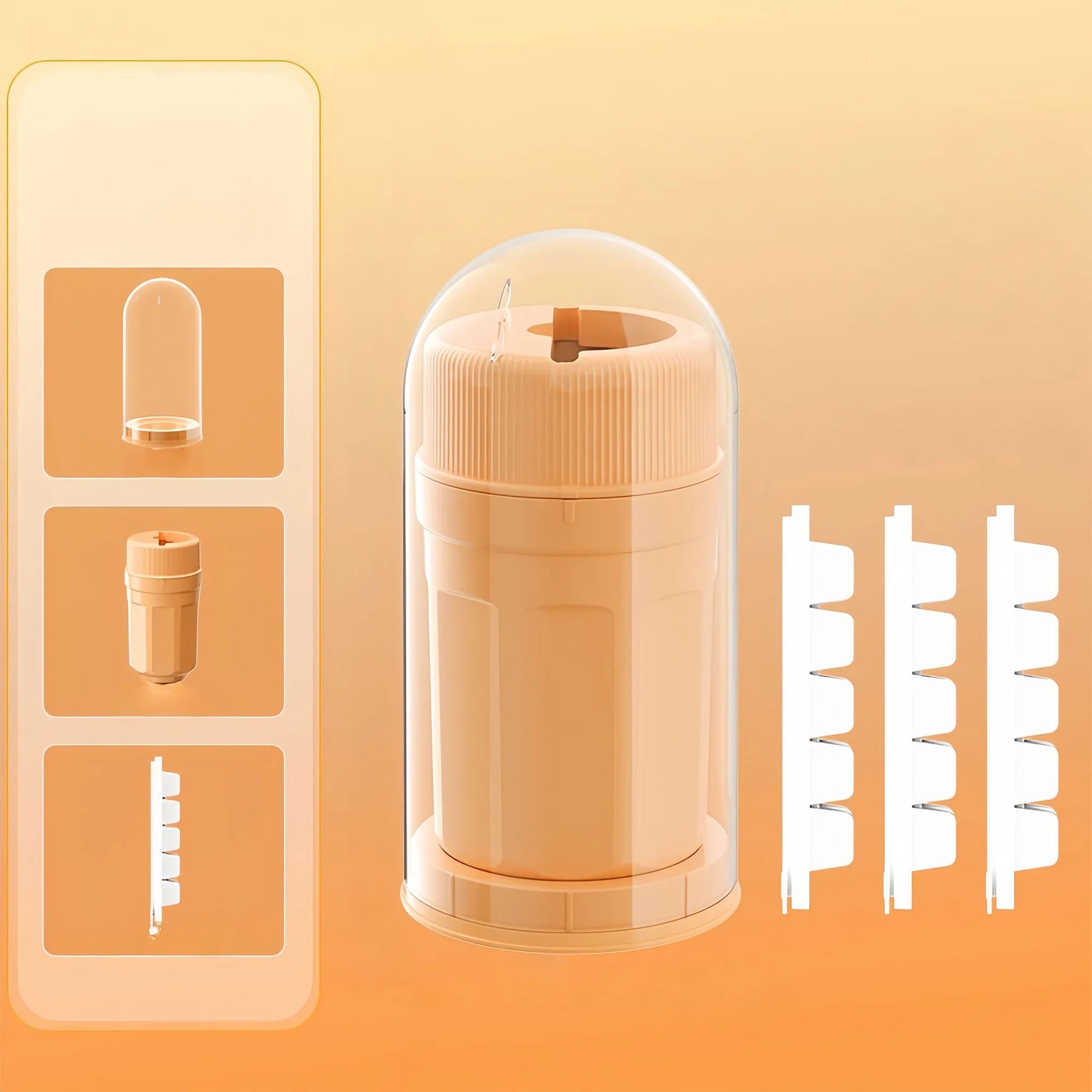 0.1S Rotate Release Silicone Ice Cube Tray 3
