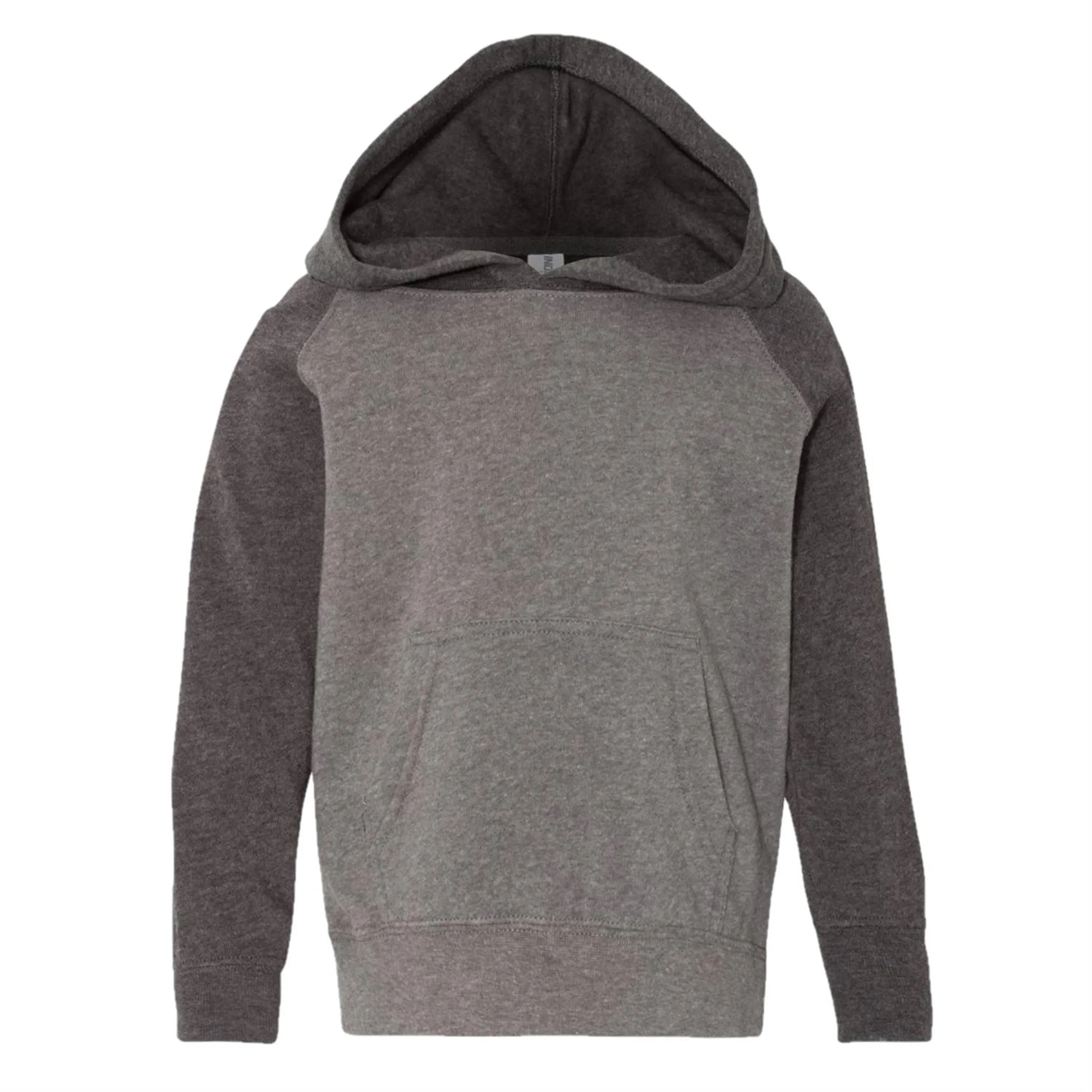 Toddler Lightweight Special Blend Raglan Hooded Pullover 4