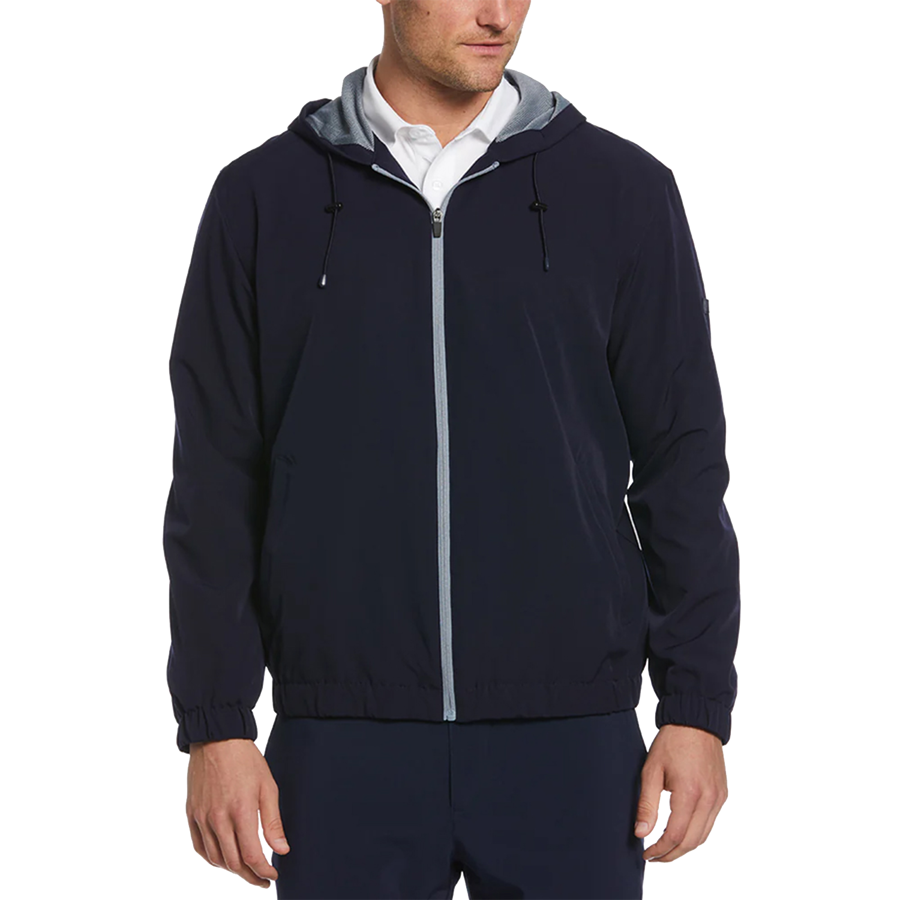 Perry Ellis Elastic Hem Zip Jacket 2