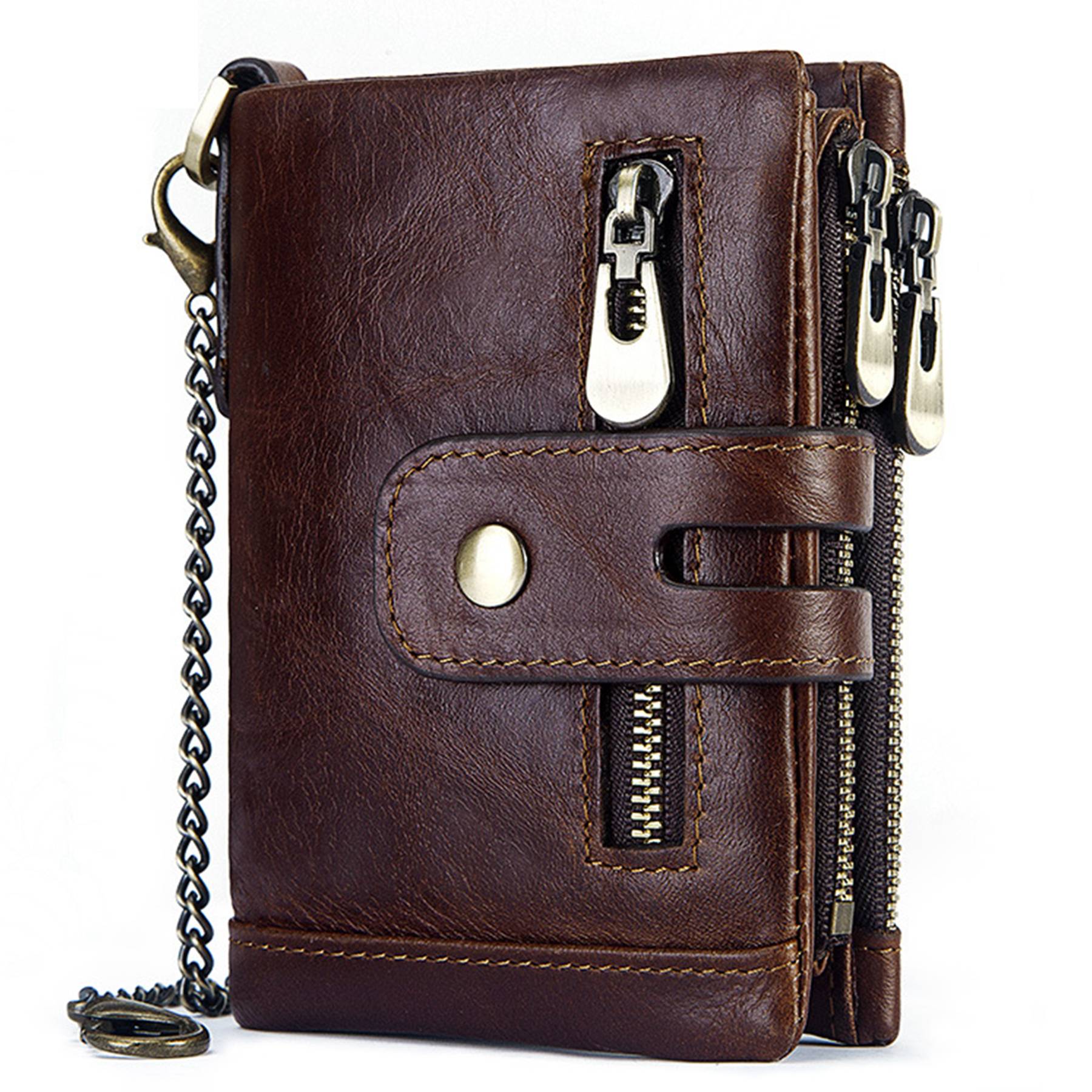Genuine Leather RFID Card Holders for men 6