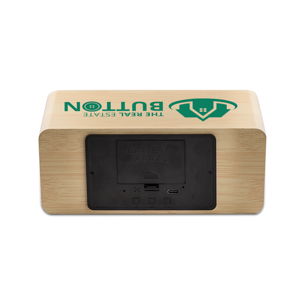 Clement Eco-Friendly Alarm Clock and Wireless Charger 2