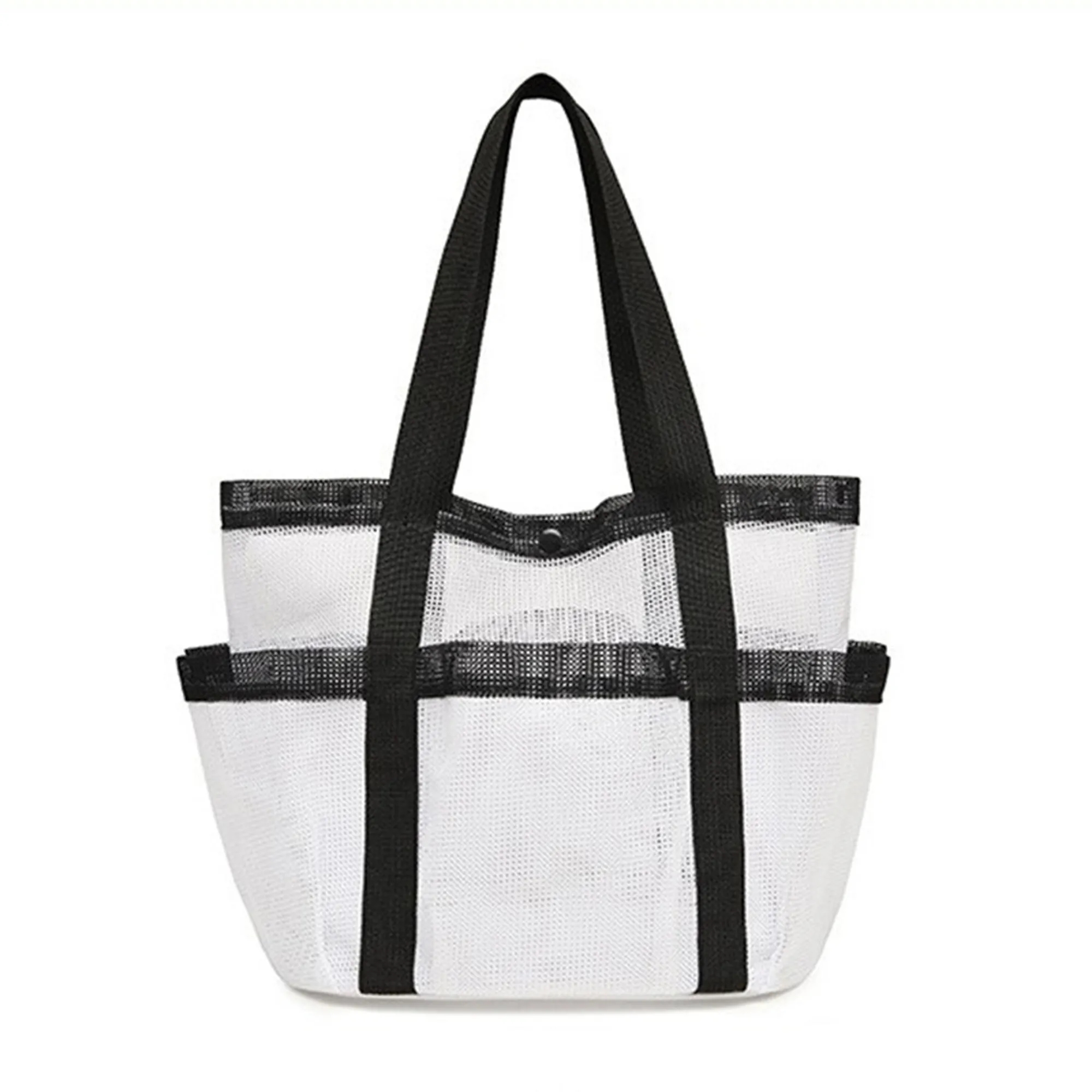 Mesh Beach Tote Bag, custom tote bag with logo imprint 2