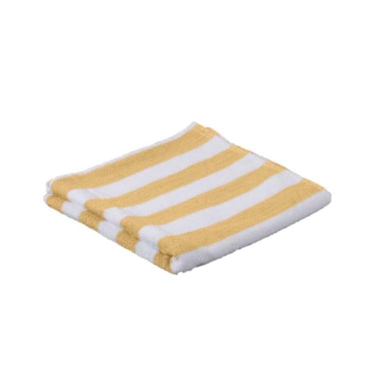 Cabana Stripe Pool Towels - 33x66 Yellow 2