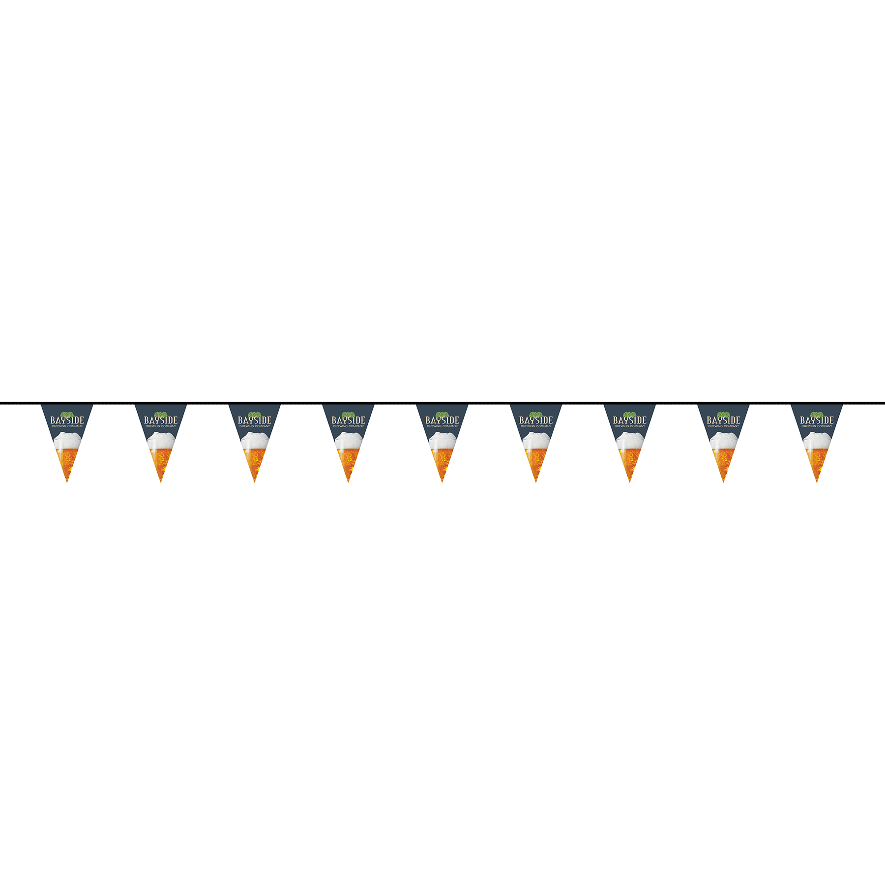 15' PVC Triangular Pennant Strings 3