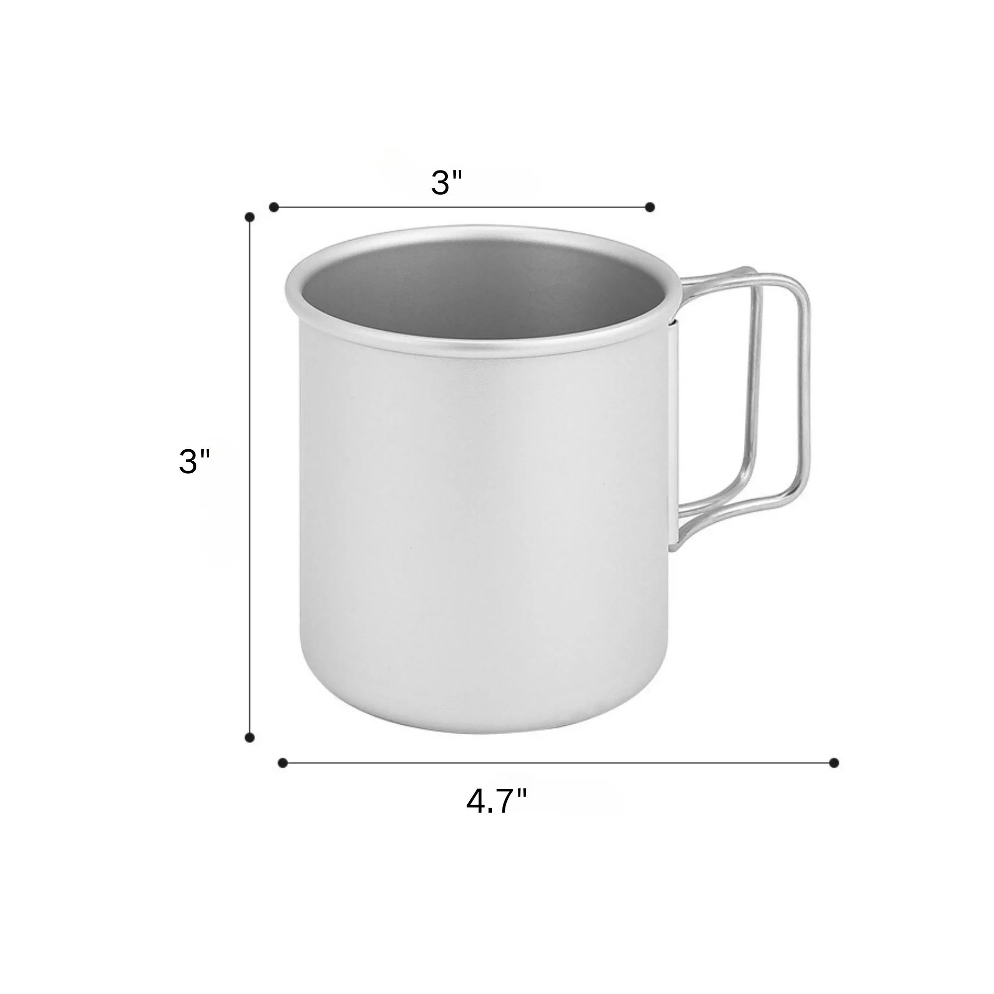Ultra Light Aluminum Camping Cup 2