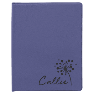 9 1/2" X 12" Laserable Leatherette Portfolio With Notepad 12