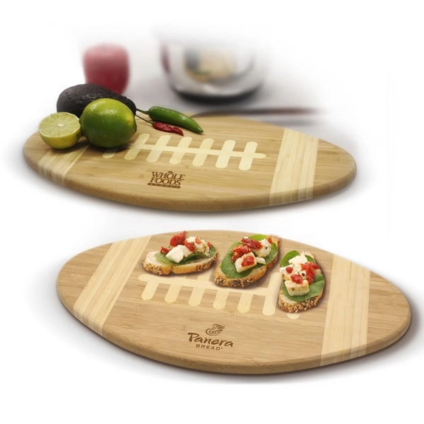 Bamboo Football Cutting Board 1