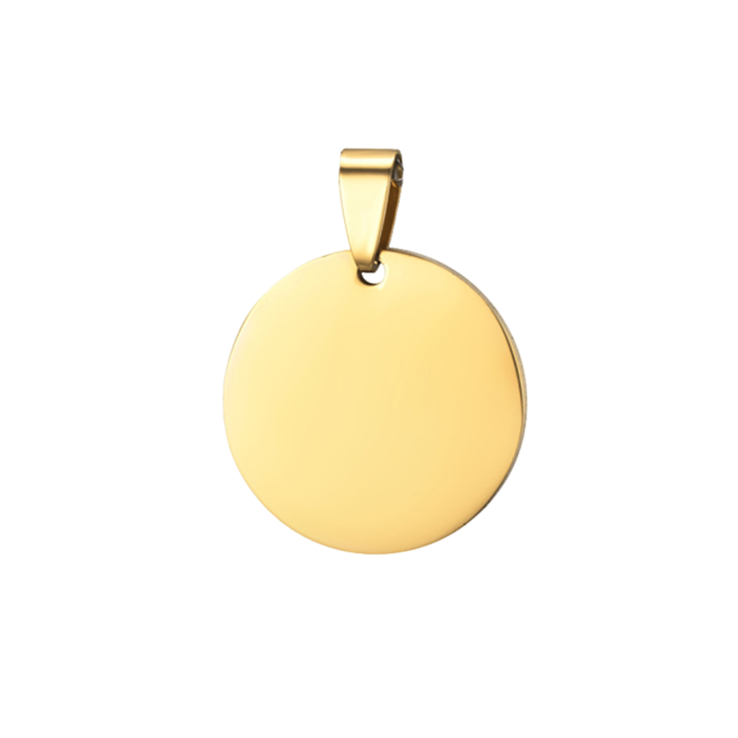 Round Design Stainless Steel Pet Tag 5